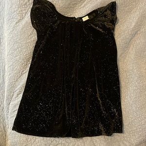 Baby gap velvet sparkle dress